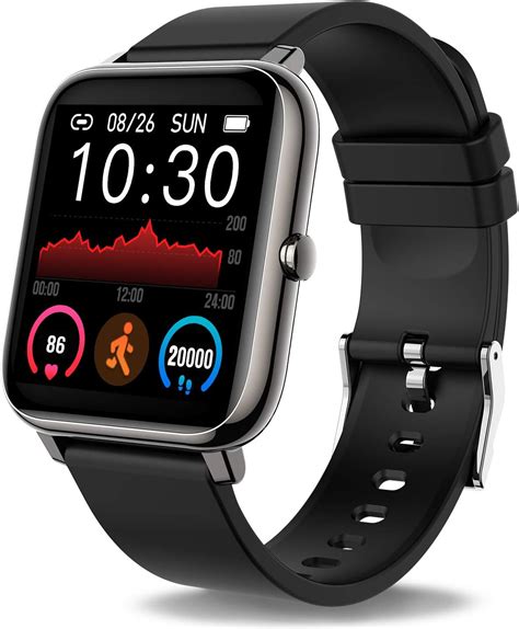 Tracks heart rate, temperature, blood oxygen, sleep. . Best fitness watch for android